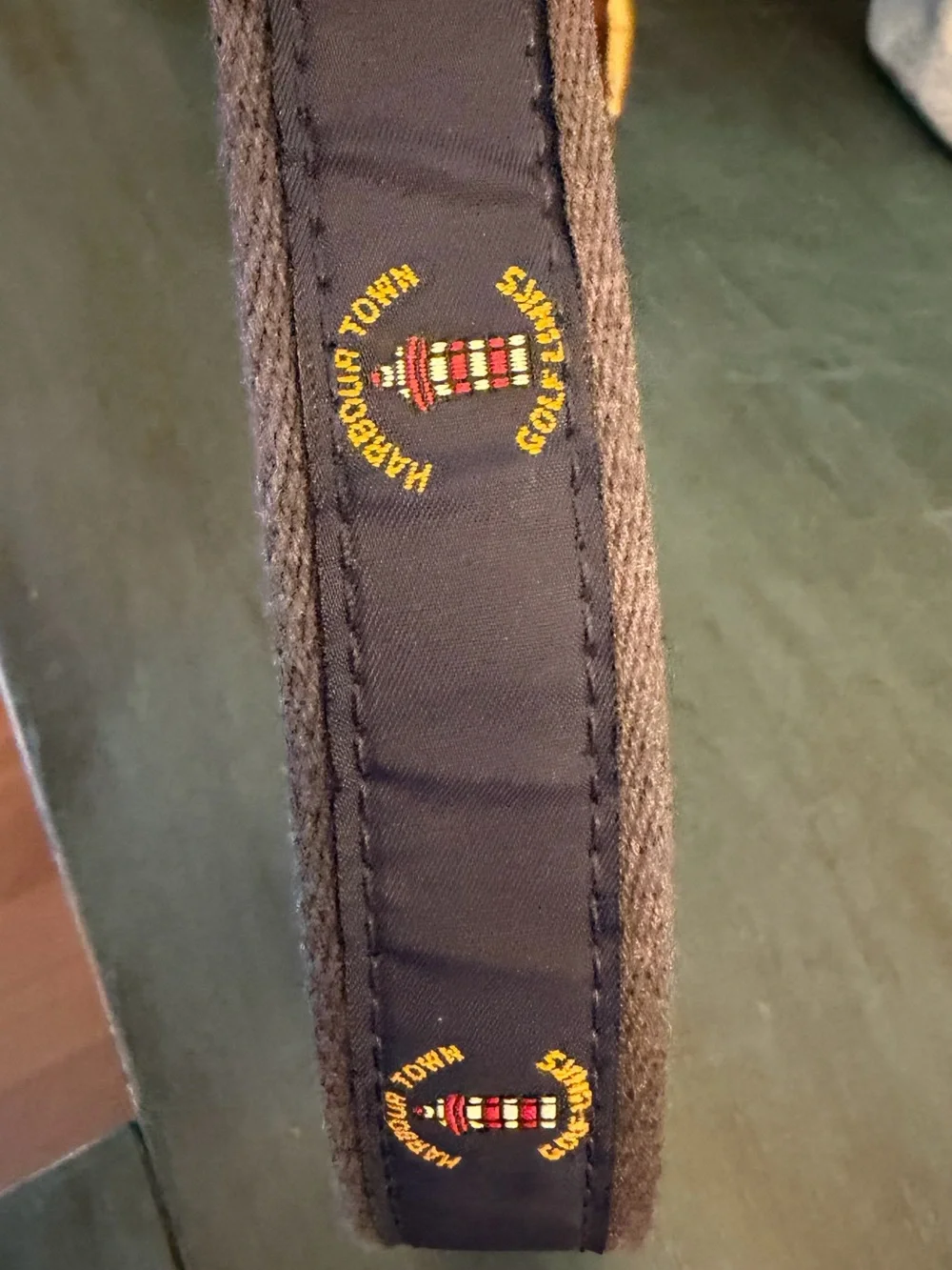 Smathers & Branson belt needlepoint design of Harbour Town Golf Links 38